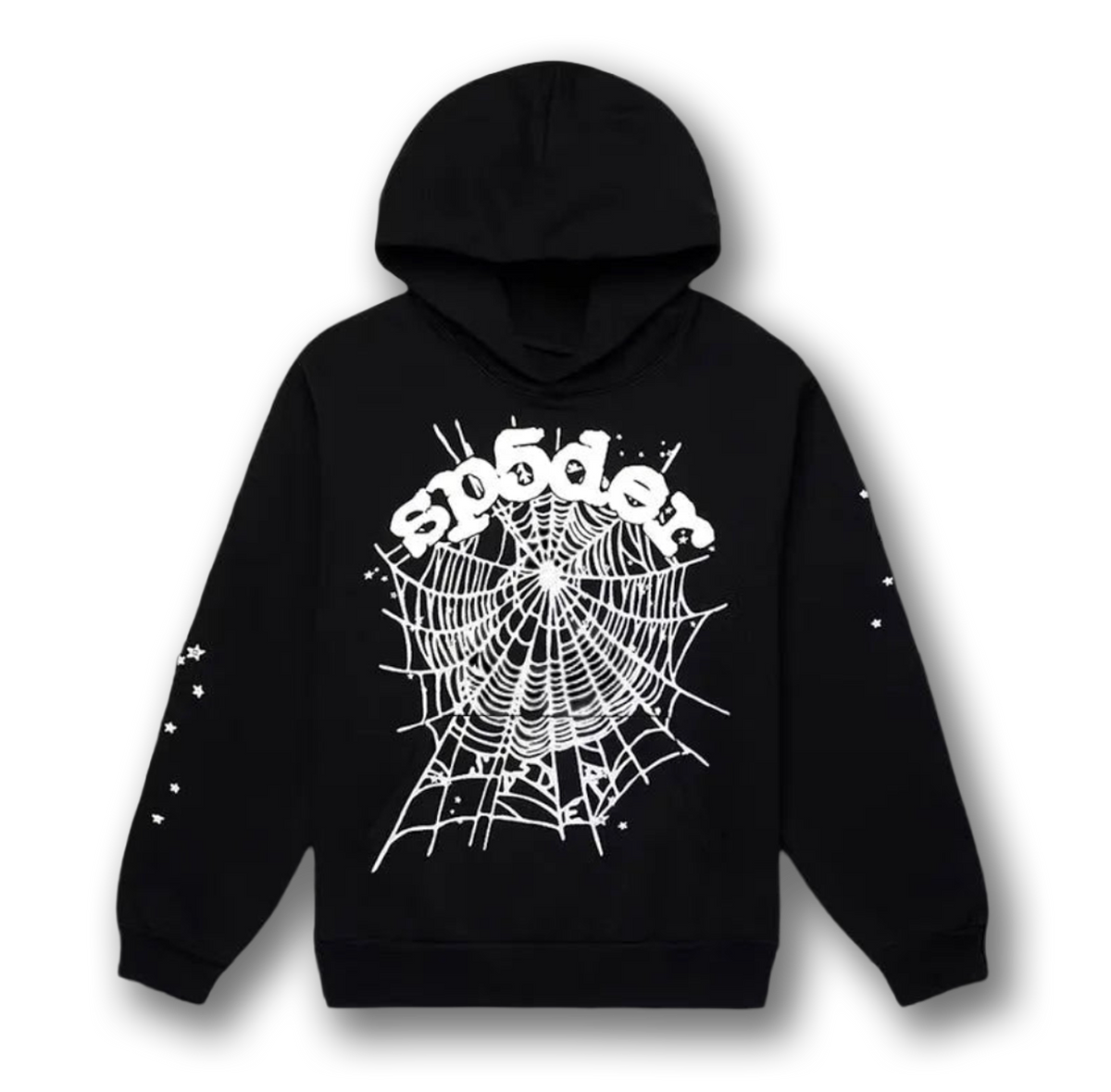 Sp5der OG Web Hoodie Black